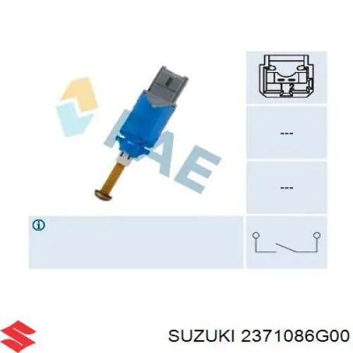 2371086G00 Suzuki cable de embrague