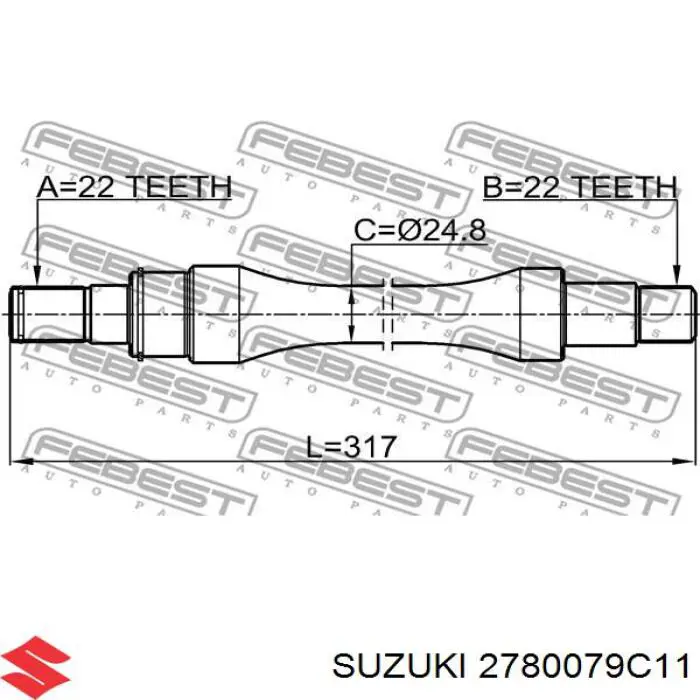 2780079C11000 Suzuki