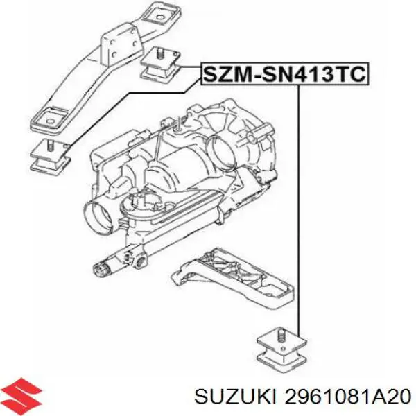 Suspensión, transmisión, Caja de transferencia para Suzuki Jimny (FJ)