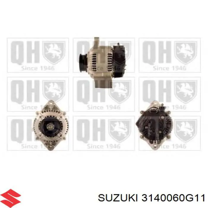 Alternador del motor Suzuki 3140060G11 precio, desde 56,63 EUR