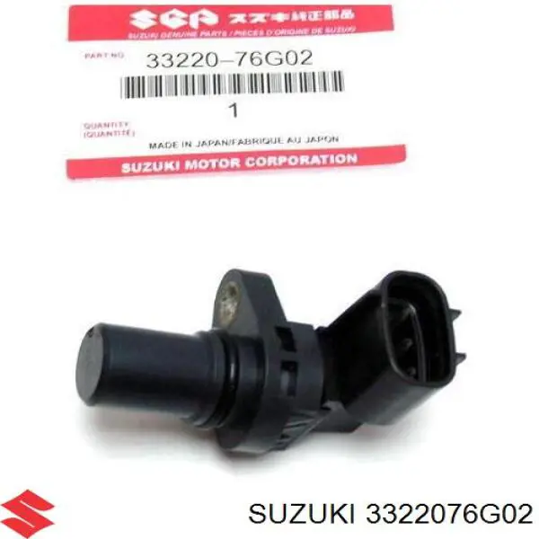 3322076G02 Suzuki sensor de árbol de levas