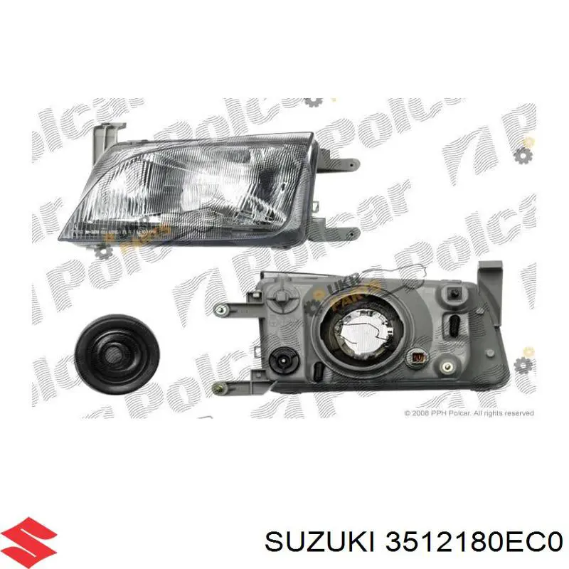 3512180EC0 Suzuki faro derecho