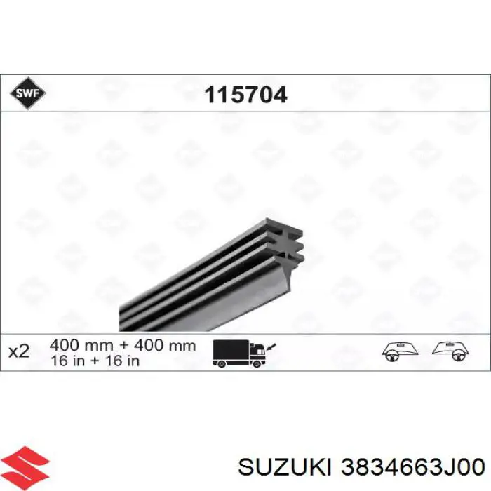  Suzuki 3834663J00 precio, desde 10,28 EUR