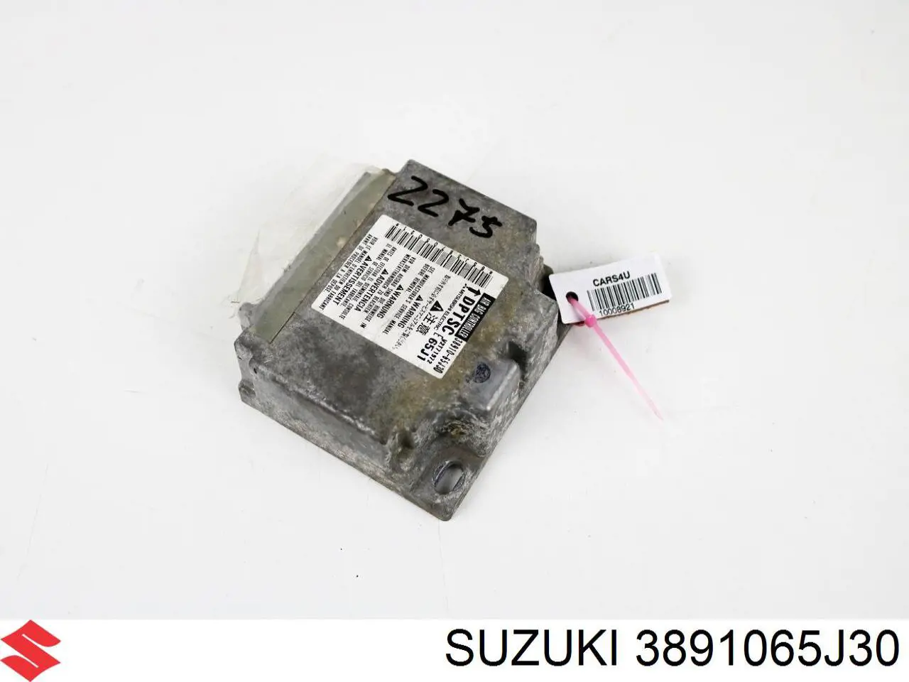 3891065J30 Suzuki procesador del modulo de control de airbag