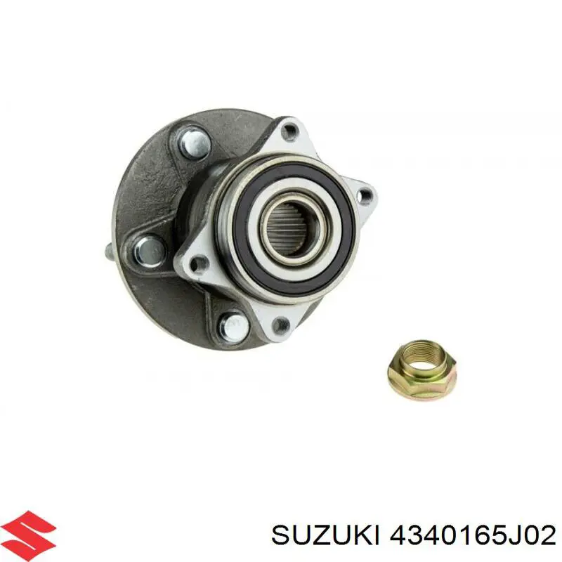 Buje de rueda delantero 4340165J02 Suzuki