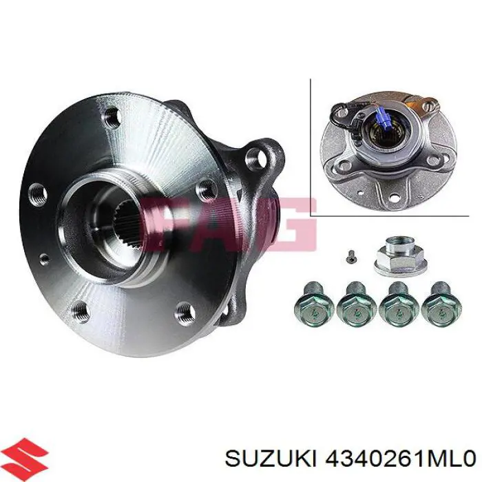 VKBA7168 SKF cubo trasero izquierdo