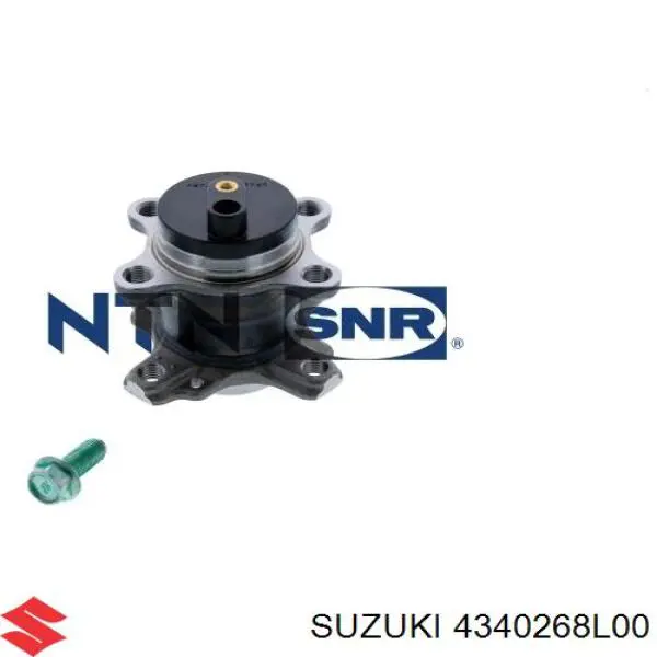 4340268L00 Suzuki Buje de rueda trasero