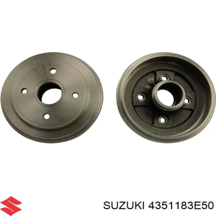 4351183E50 Suzuki freno de tambor trasero