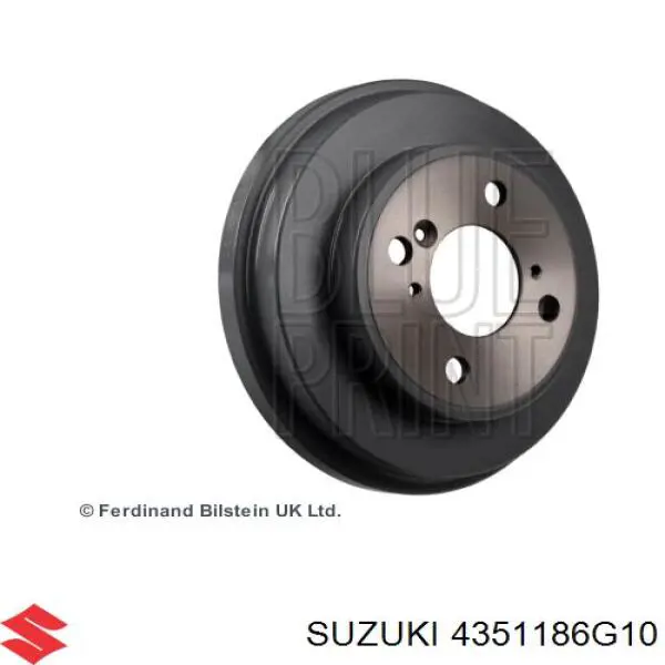 4351186G10 Suzuki freno de tambor trasero