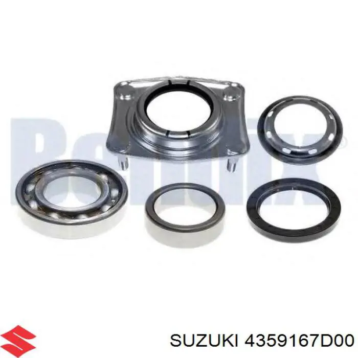 4359167D00 Suzuki cojinete de rueda trasero