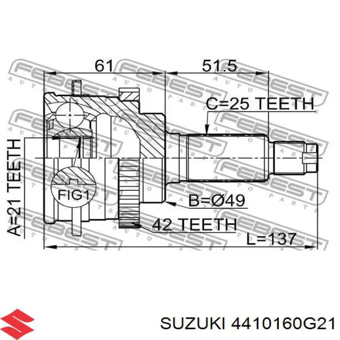 4410160G21 Suzuki