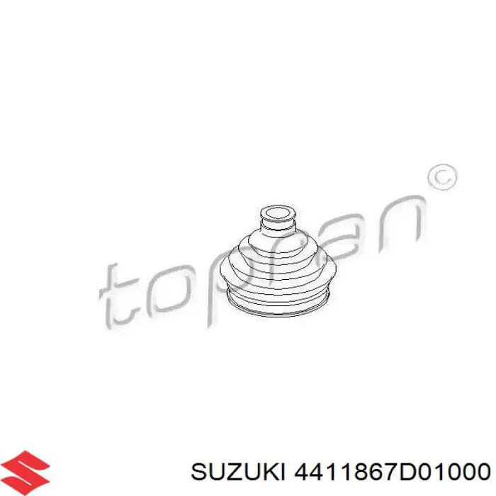 4411867D01000 Suzuki Fuelle transmisión delantero exterior