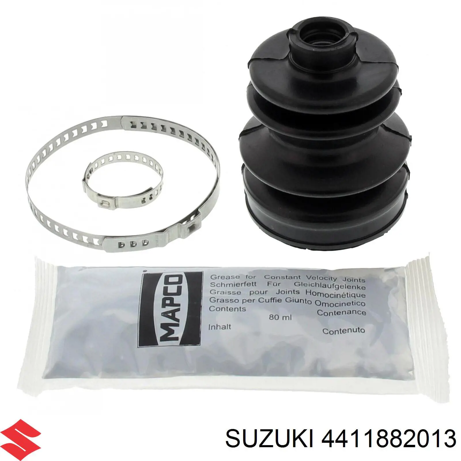 4411882013 Suzuki fuelle, árbol de transmisión delantero exterior