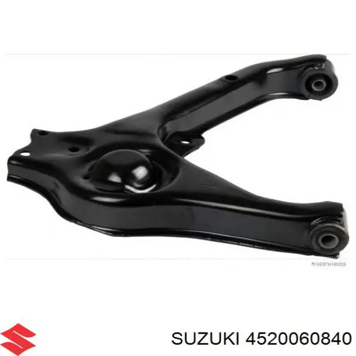 Brazo inferior izquierdo de la suspensión delantera 4520277E01 Suzuki