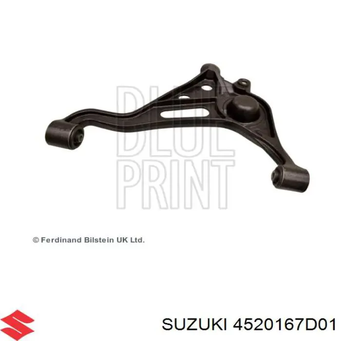 Comprar 4520167D01 Suzuki Brazo inferior derecho de la suspensión delantera