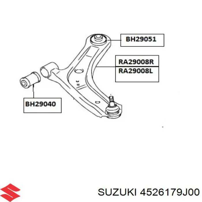 Comprar 4526179J00 Suzuki Silentblock