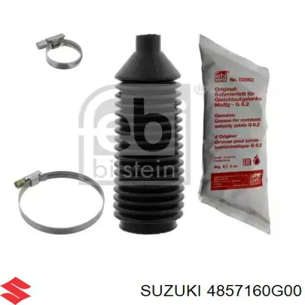 Guardapolvo de dirección derecho (cremallera) Suzuki 4857160G00 precio, desde 3,07 EUR
