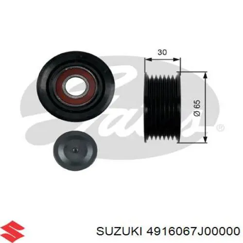 Polea inversión/guía, correa auxiliar servicios Suzuki 4916067J00000 precio, desde 31,57 EUR
