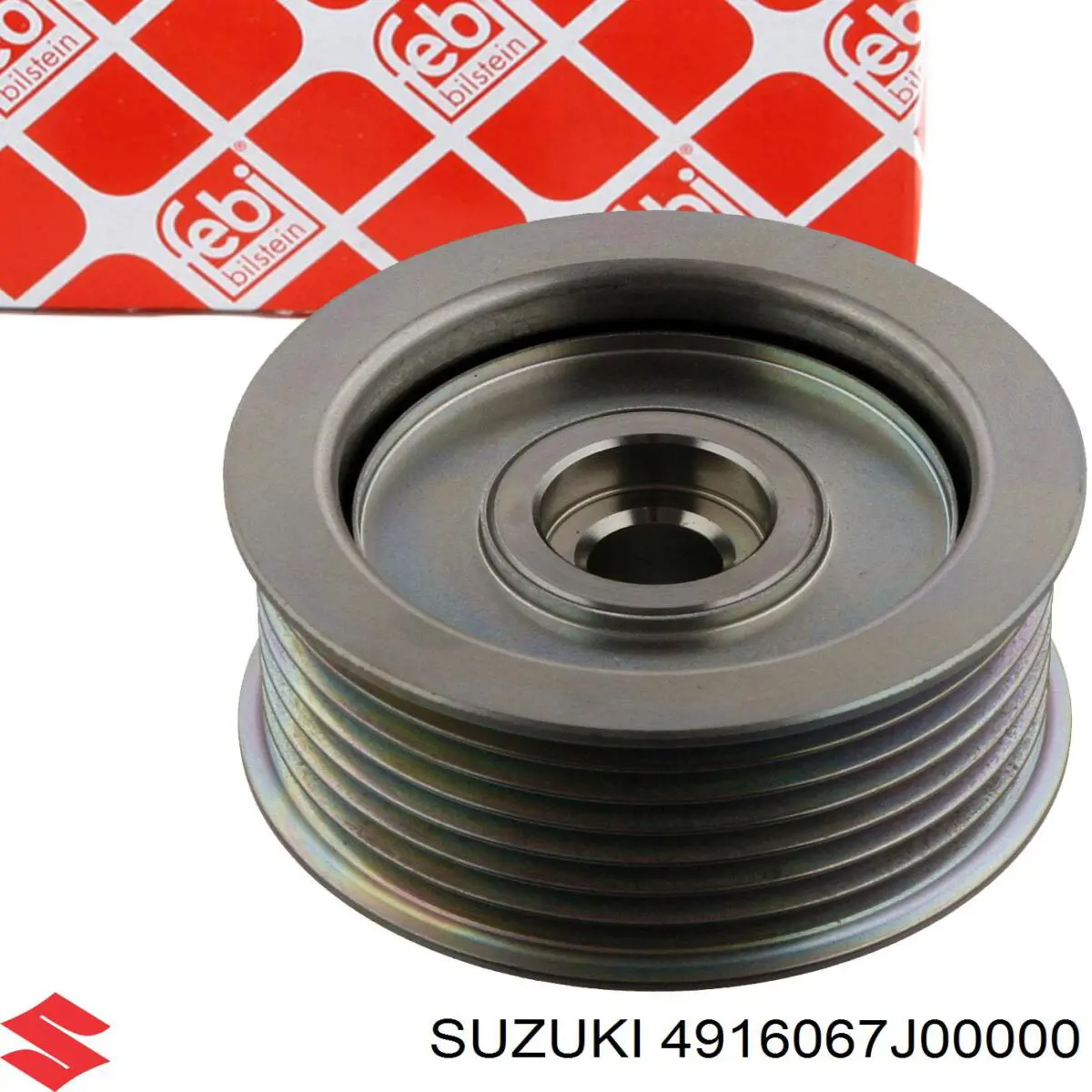 4916067J00000 Suzuki Polea guía correa poli V
