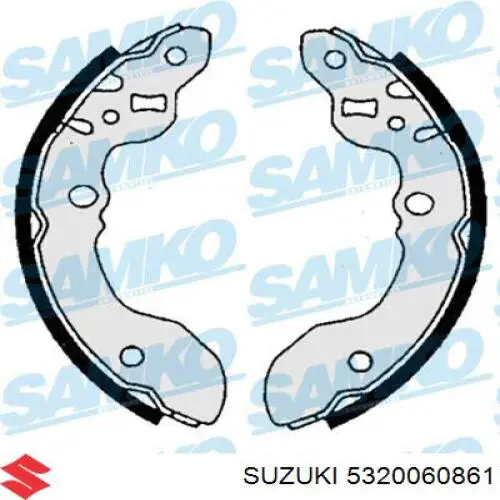 5321060A71 Suzuki zapatas de frenos de tambor traseras