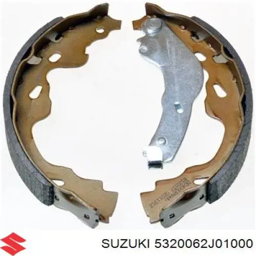 53200-62J01-000 Suzuki zapatas de frenos de tambor traseras