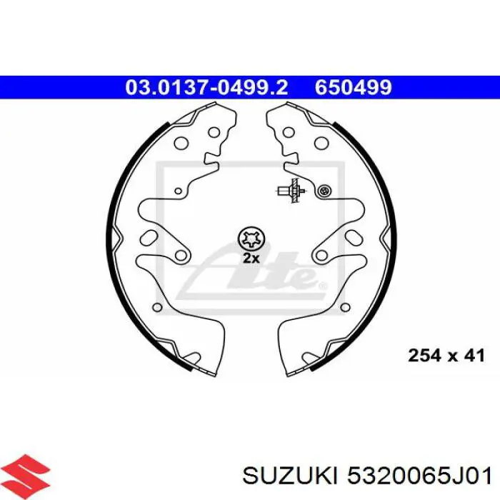 Comprar 5320065J01 Suzuki Zapatas de freno
