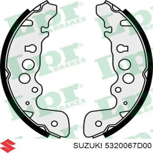 Zapatas de freno de tambor traseras Suzuki 5320067D00 precio, desde 35,66 EUR