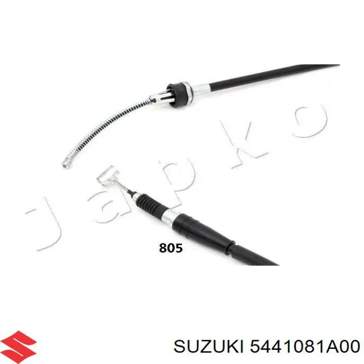 5441081A02 Suzuki cable de freno de mano trasero derecho