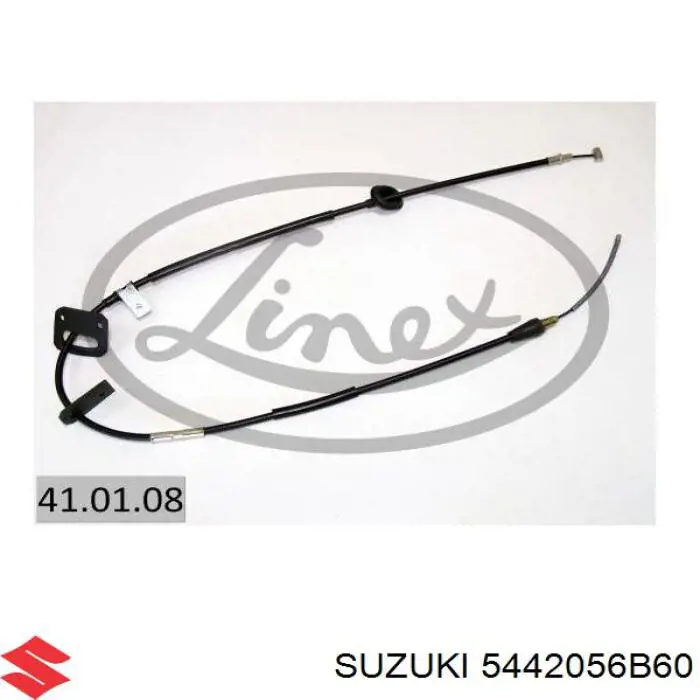 Cable de freno de mano trasero izquierdo para Suzuki Vitara (ETJA)