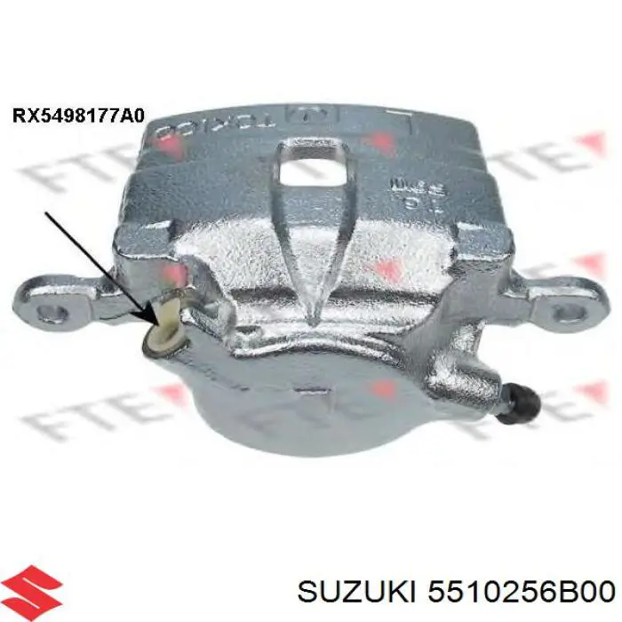 5510256B00 Suzuki pinza de freno delantera izquierda