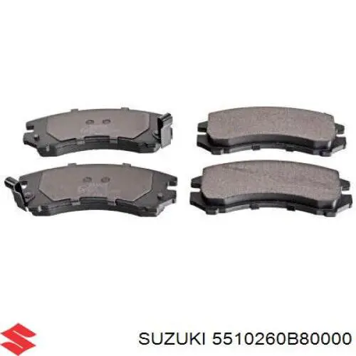 55102-60B80-000 Suzuki pinza de freno delantera izquierda