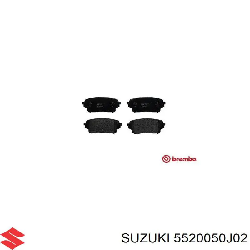 Comprar 5520050J02 Suzuki Pastillas delanteras de freno