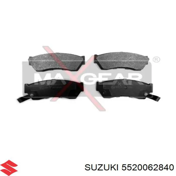 5520062840 Suzuki pastillas de freno delanteras
