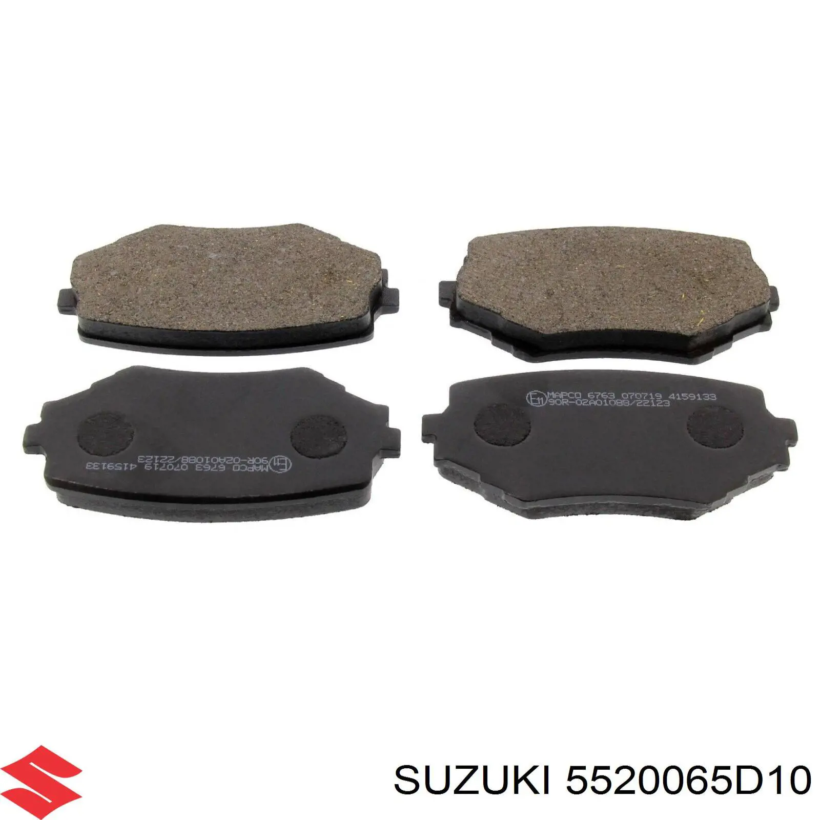 5520065D10 Suzuki pastillas de freno delanteras