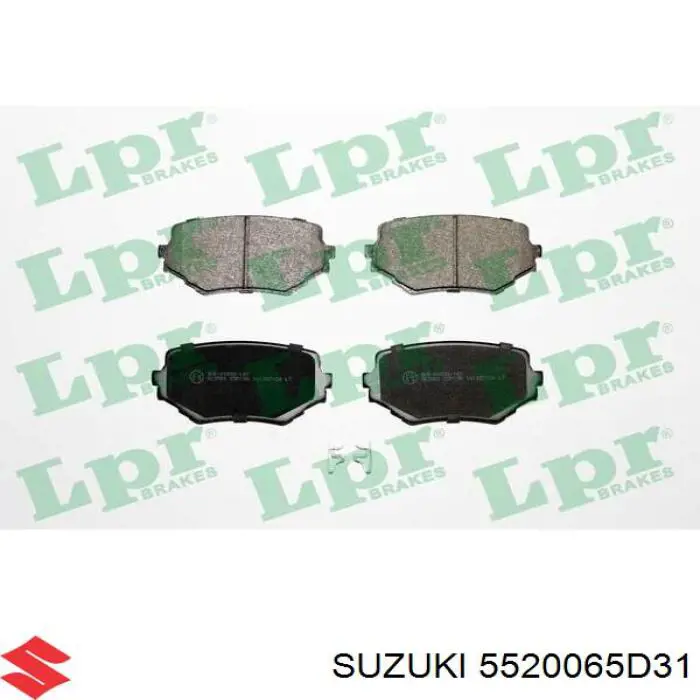 Comprar 5520065D31 Suzuki Pastillas delanteras de freno