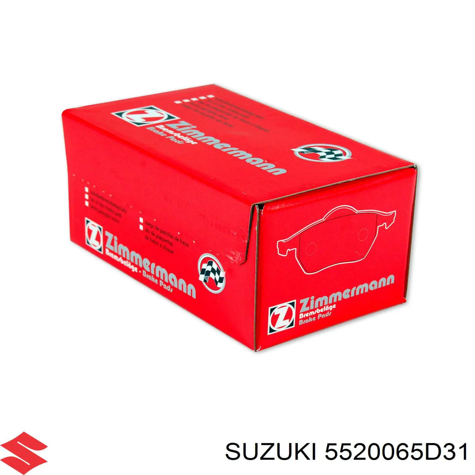 Pastillas de freno 5520065D31 Suzuki