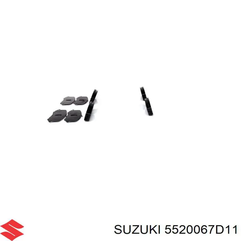 5520067D11 Suzuki pastillas de freno delanteras