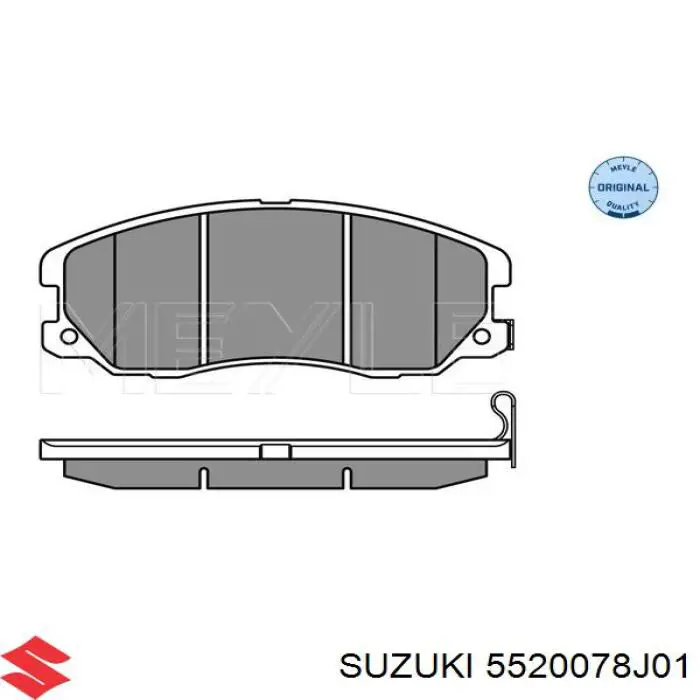 Pastillas freno delanteras Suzuki 5520078J01 precio, desde 33,10 EUR