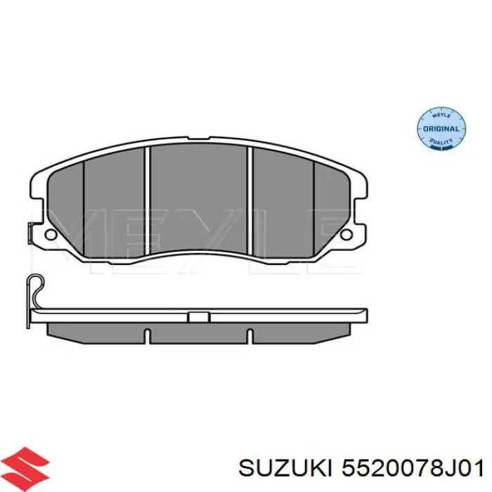 Pastillas de freno 5520078J01 Suzuki
