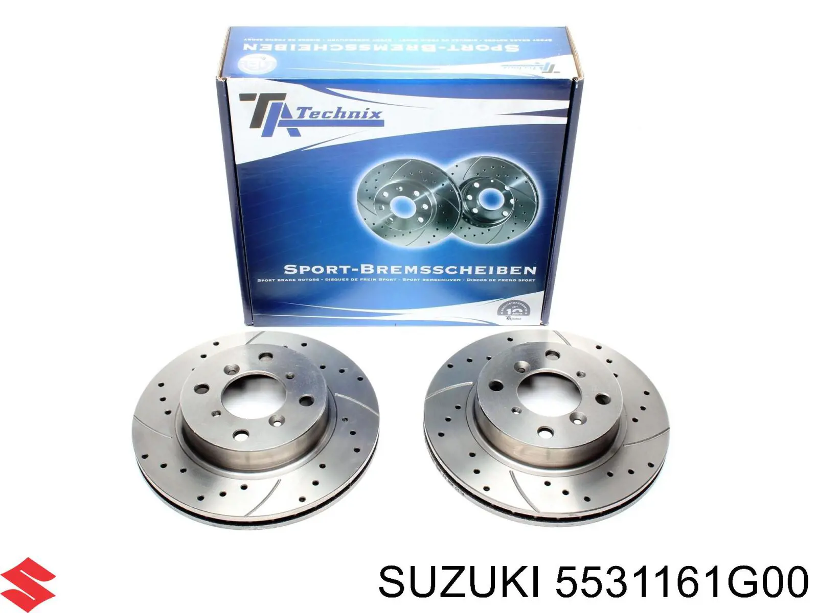 5531161G00 Suzuki disco de freno delantero