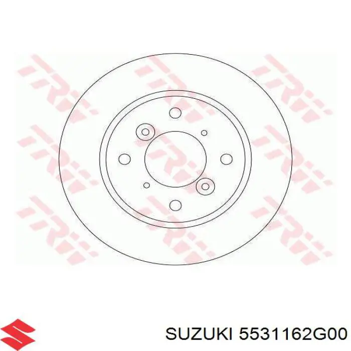 Disco de freno 5531162G00 Suzuki