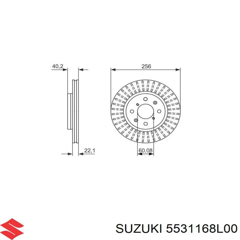 Frenos delanteros Suzuki 5531168L00 precio, desde 42,30 EUR