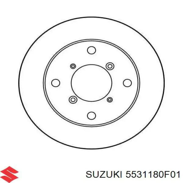 5531180F01 Suzuki disco de freno delantero