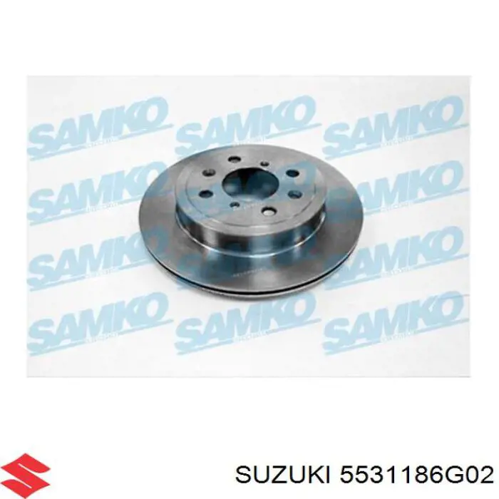 Disco de freno 5531186G02 Suzuki