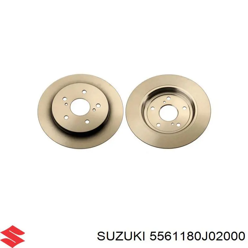 55611-80J02-000 Suzuki disco de freno trasero