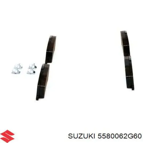 Pastillas de freno 5580062G60 Suzuki