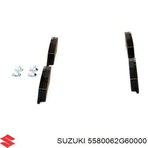 55800-62G60-000 Suzuki pastillas de freno delanteras