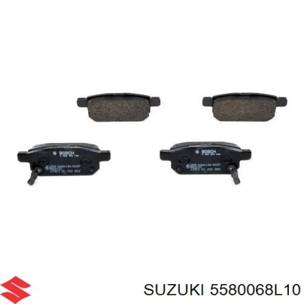 5580068L10 Suzuki pastillas de freno traseras