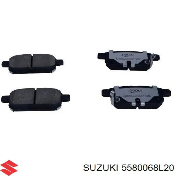 5580068L20 Suzuki pastillas de freno traseras