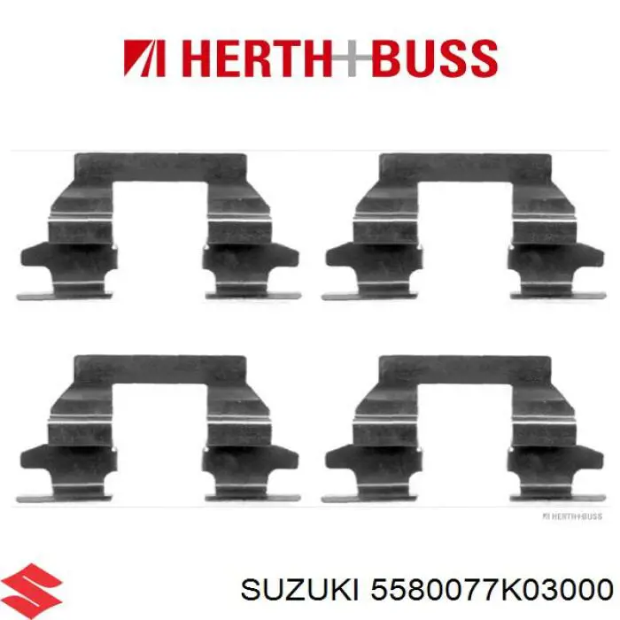 5580077K03000 Suzuki pastillas de freno traseras